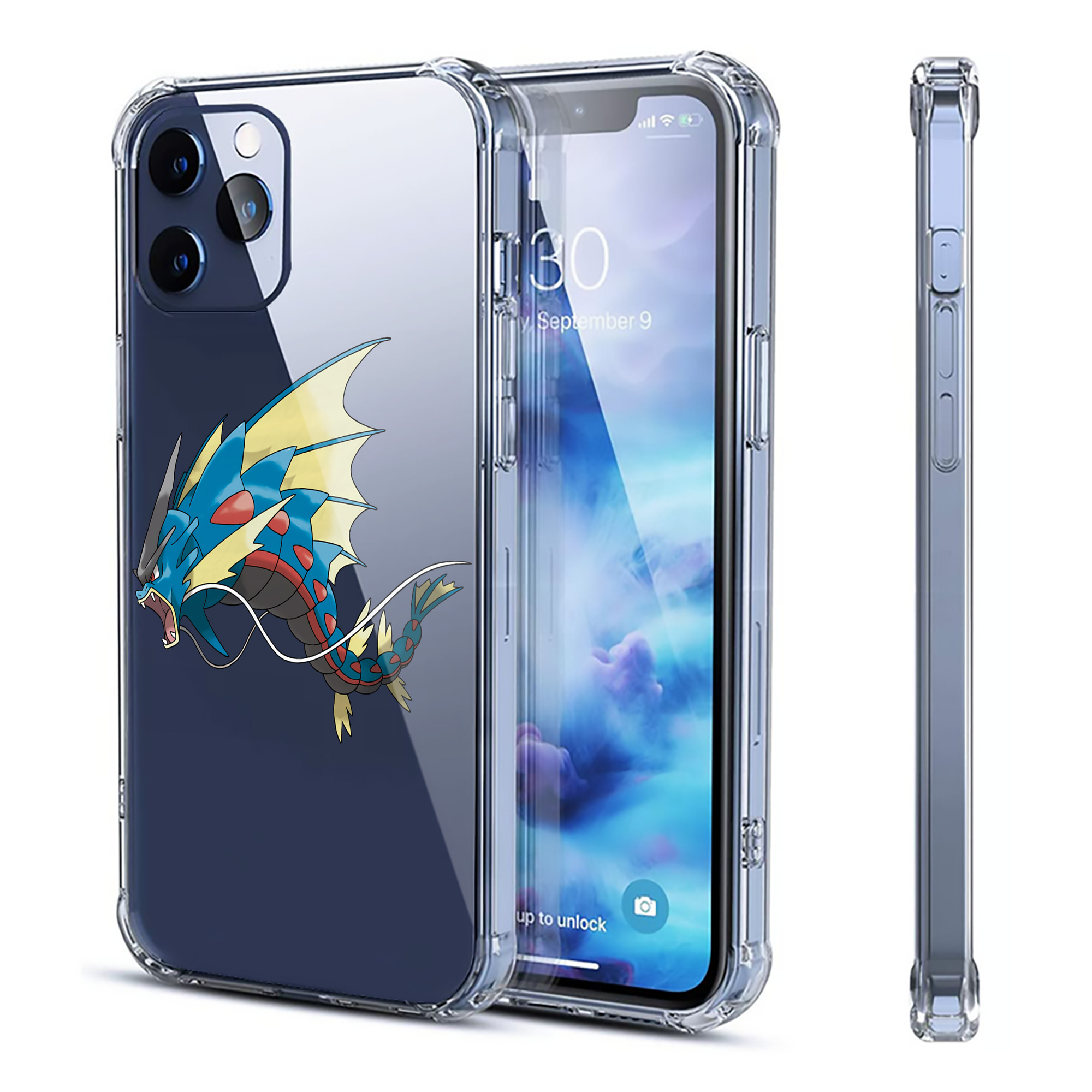 （画像用） ポケットモンスター Pokémon 【iPhone 12シリーズ対応】透明スマホケース（クリアソフトケース）